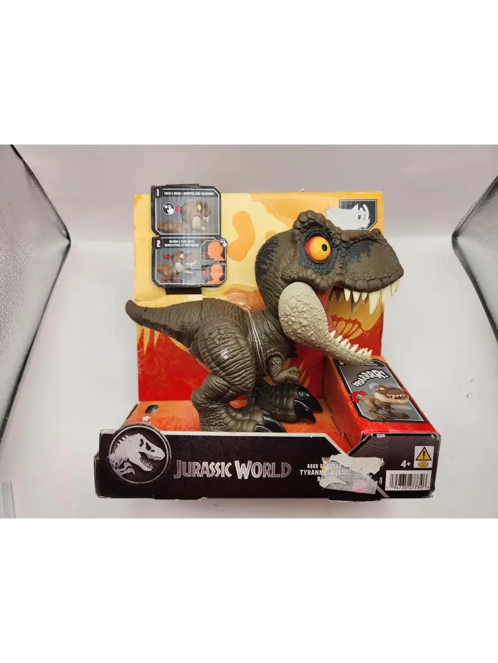 Jurassic World Roar Command Tyrannosaurus Rex T-Rex Dinosaur Figure Mattel